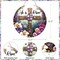 He is Risen Sign Wreath for Front Door Decor Religious Cross Easter Hanging Door Decorations, Farmhouse Flower He is Risen Door Sign Hanger for Home Spring Wall Indoor Outdoor Decorations
